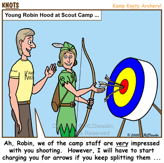 Robin Hood at Scout Camp